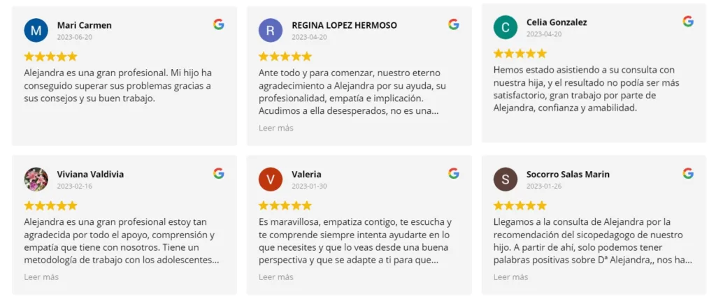 Opiniones Alejandra